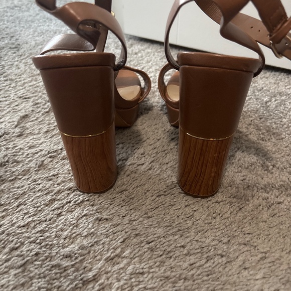Aldo’s Brown Heel Sandal - Picture 3 of 5